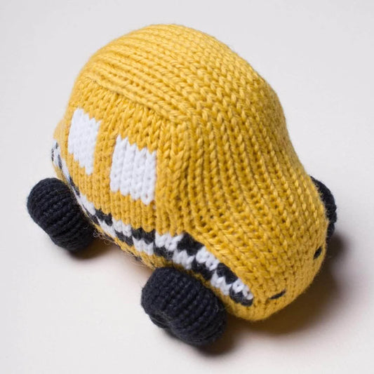 Rattle Toy Taxi for Newborn Babies | Organic