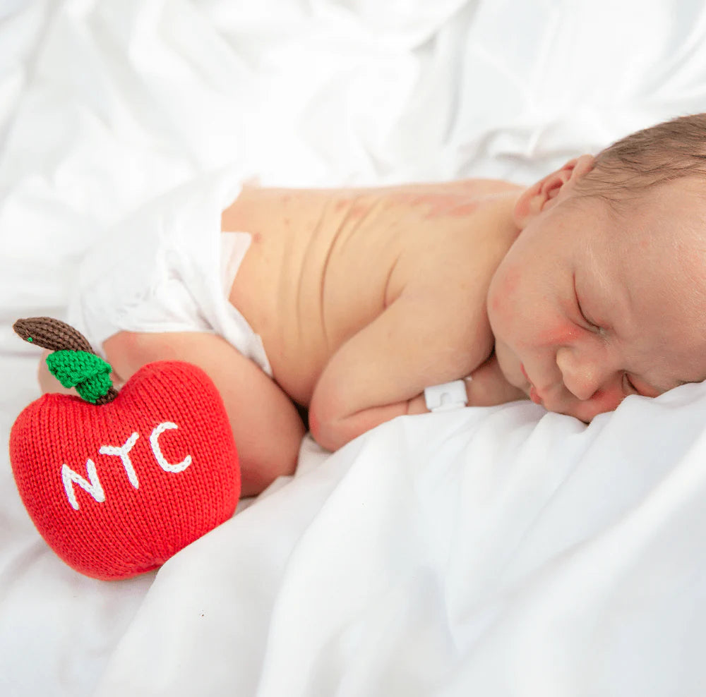 Organic Baby Toys - Newborn Rattles | NYC Apple