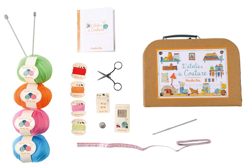 Suitcase - Sewing & Knitting Set - Recreational Activity