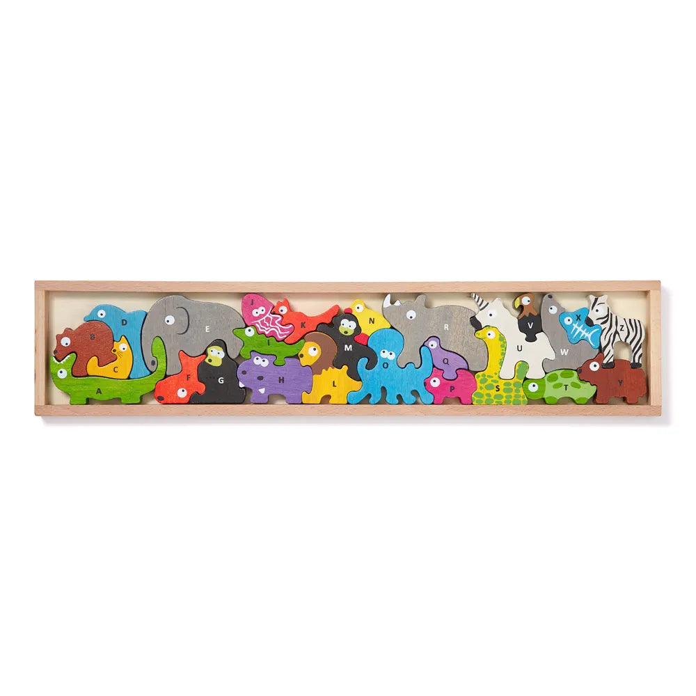 ANIMAL PARADE A TO Z PUZZLE & PLAYSET