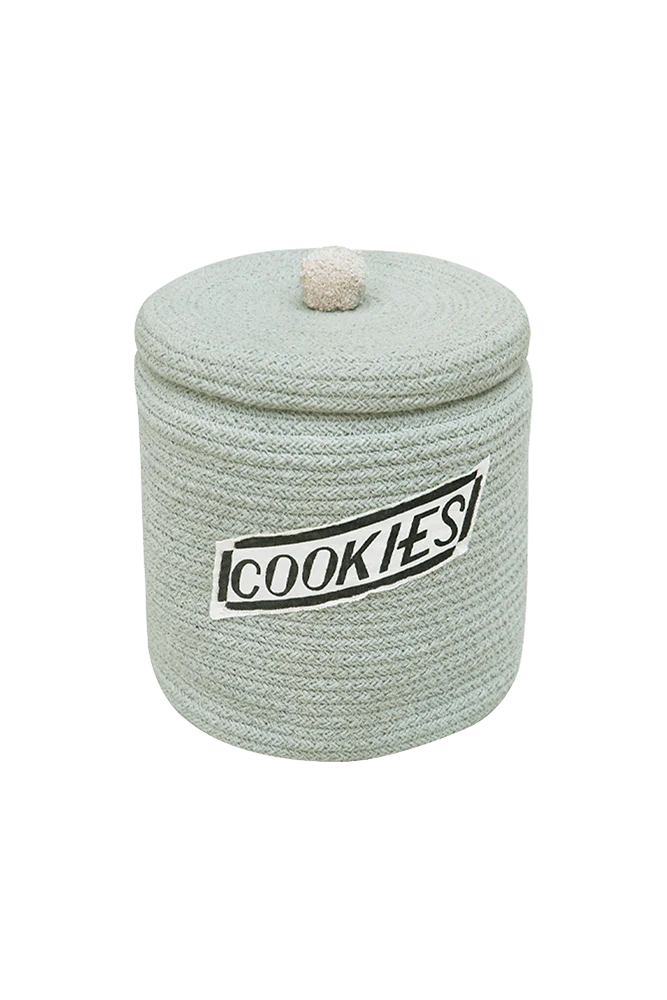 BASKET COOKIE JAR