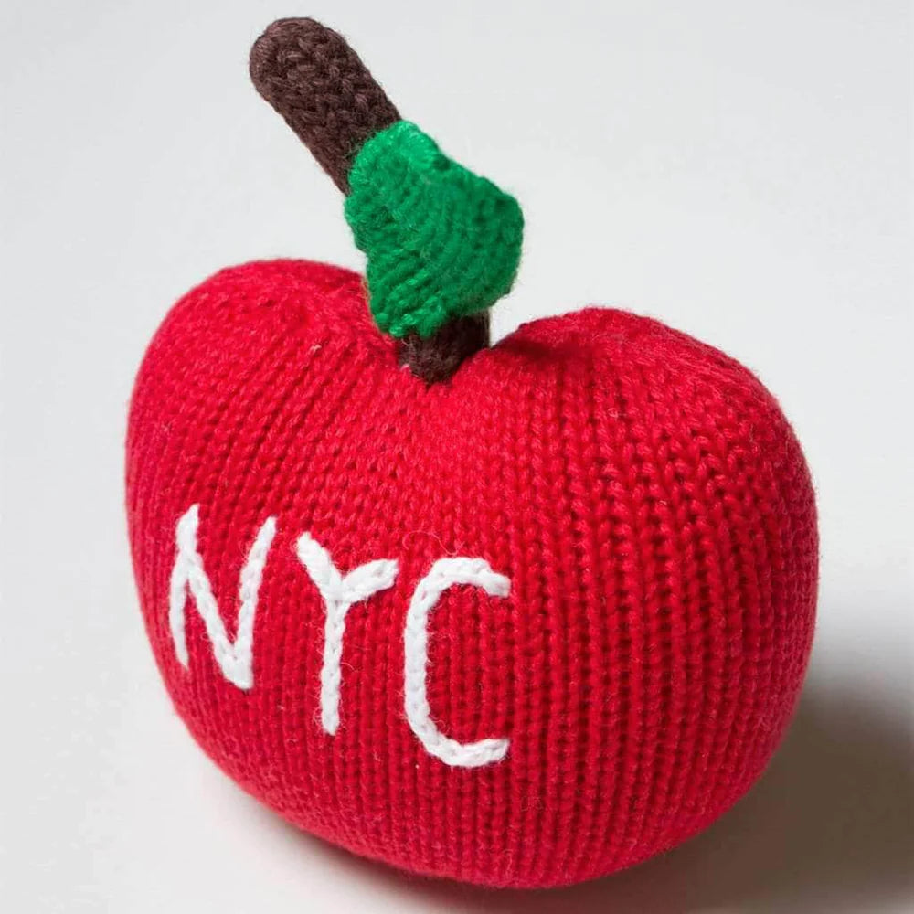 Organic Baby Toys - Newborn Rattles | NYC Apple