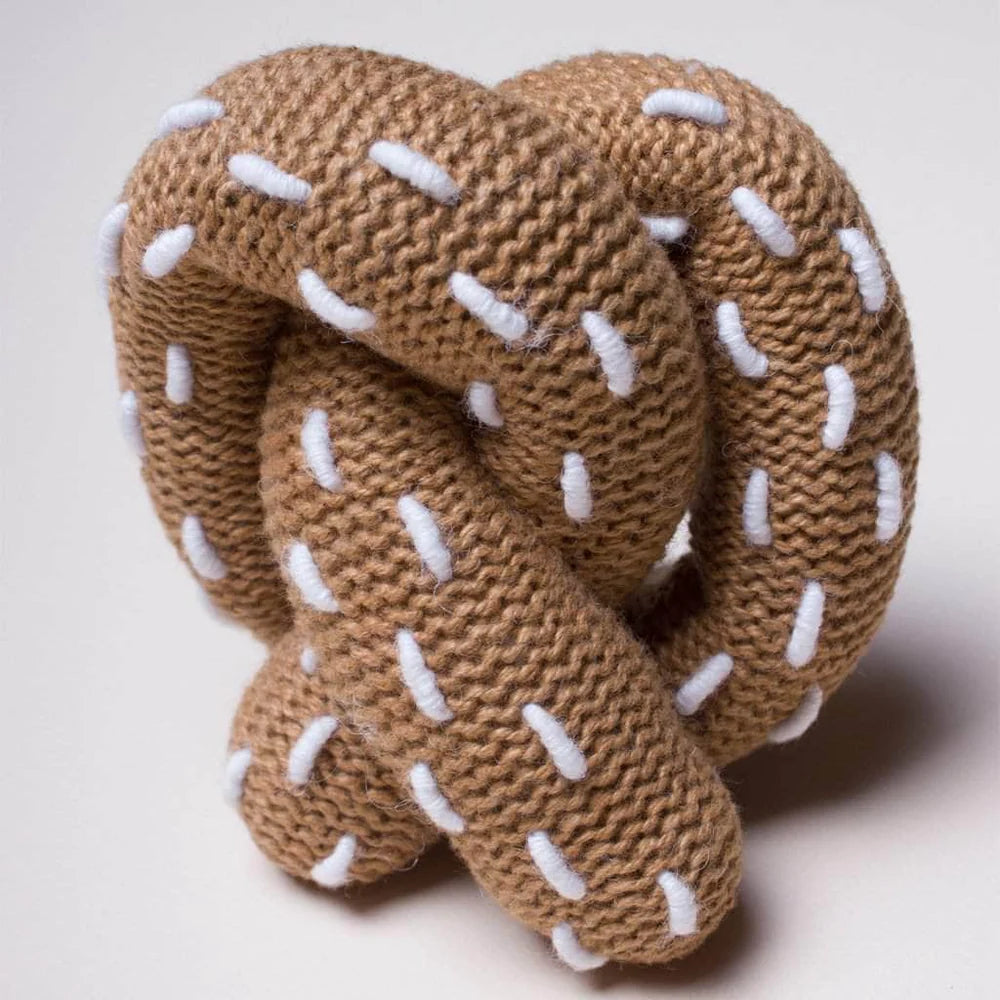 Pretzel Baby Rattle Toy