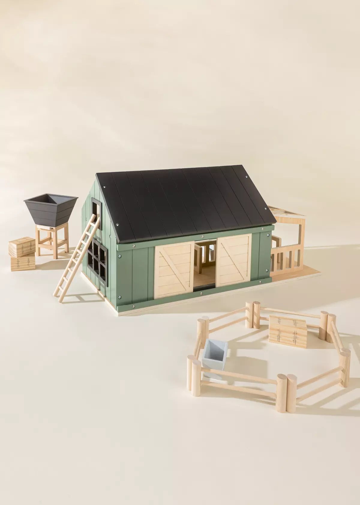 Wooden Farm & Accessories Set